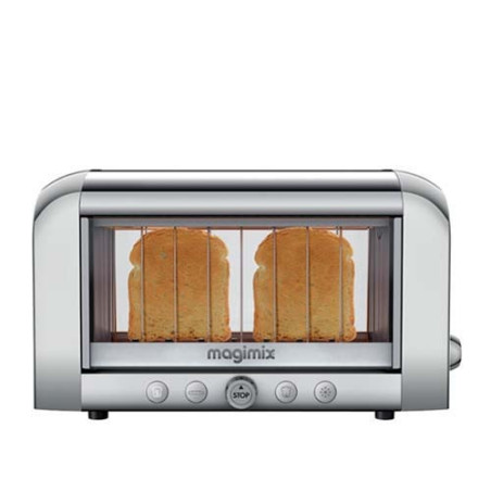 MAGIMIX TOSTAPANE Le Toaster Vision Cromo/Satinato SENZA PINZE 11526