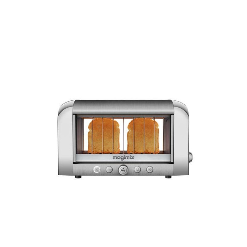 MAGIMIX TOSTAPANE Le Toaster Vision Cromo SENZA PINZE 11538