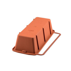 SILIKOMART STAMPO PLUM CAKE 20cm Classic Terracotta Silicone 20.330.00.0065