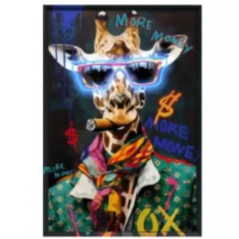 PALAIS ROYAL QUADRO LED GIRAFFA 60x90cm 1038266