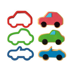 DECORA SET 3 TAGLIAPASTA AUTO CAR BRUM BRUM 0255422