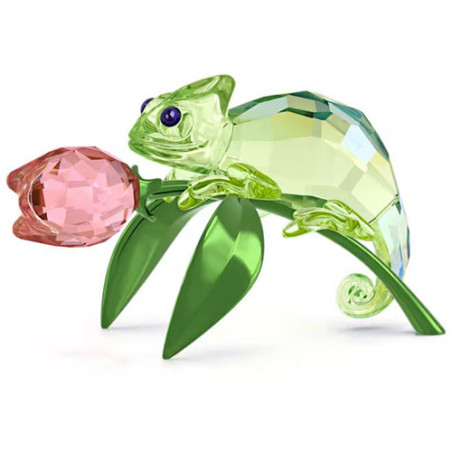 SWAROVSKI CHAMELEON AND TULIP IDYLLIA 5719811