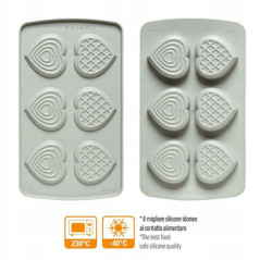 DECORA SET 2 STAMPI SILICONE CUORE DUO SET 9260440