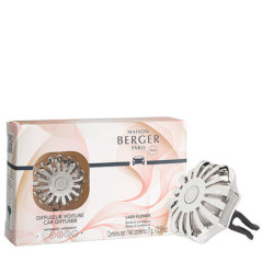 LAMPE BERGER PROFUMATORE per AUTO SILVER Lady Flower 7874