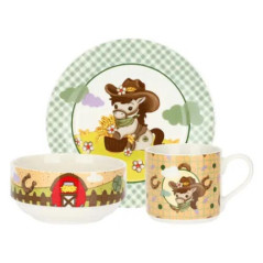 THUN SET 3 PEZZI PORCELLANA DA TAVOLA DOLCE FATTORIA T11752495P00