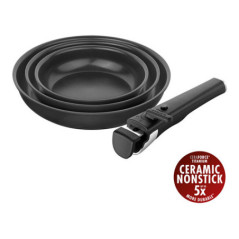 ZWILLING 3 PADELLE ANTIADERENTE 20-24-28cm UnLock CON MANICO 1012381
