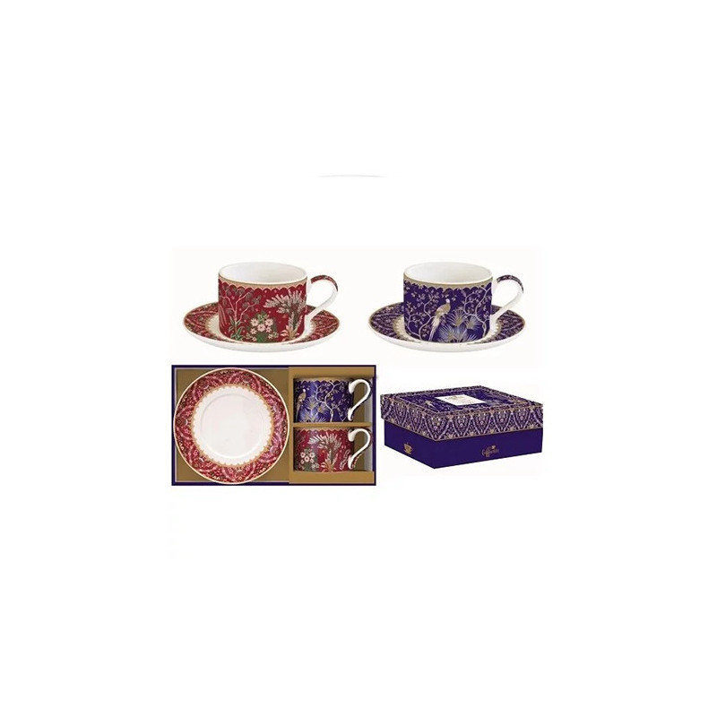 EASY LIFE CONFEZIONE 2 TAZZE THE CON PIATTO ECLECTIC CHIC R0132ECLE EASY LIFE CONFEZIONE 2 TAZZE THE CON PIATTO ECLECTIC CHIC R0132ECLE