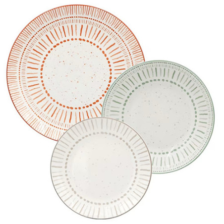 DOMINO SERVIZIO PIATTI 18PZ. TRIBALIA U50002057P00