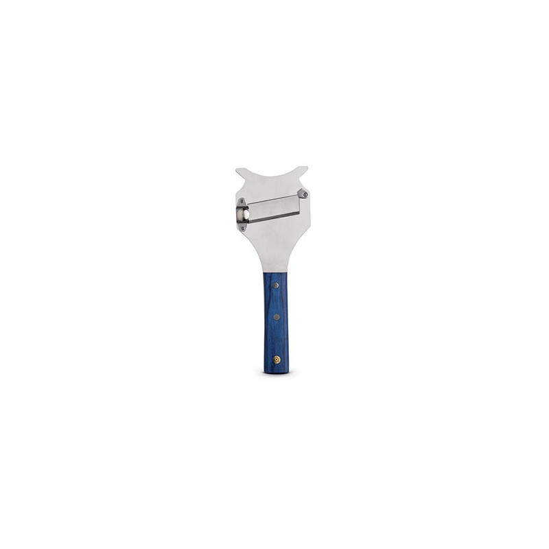 POZZI MILANO AFFETTA TARTURI Blue manico in Pakkawood 19X8cm PM0119BLUE