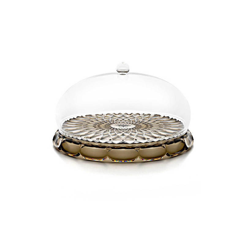 GUZZINI PIATTO TORTA con CAMPANA Vanity 30cm sMOKE 131801STE282 GUZZINI PIATTO TORTA con CAMPANA Vanity 30cm sMOKE 131801STE282