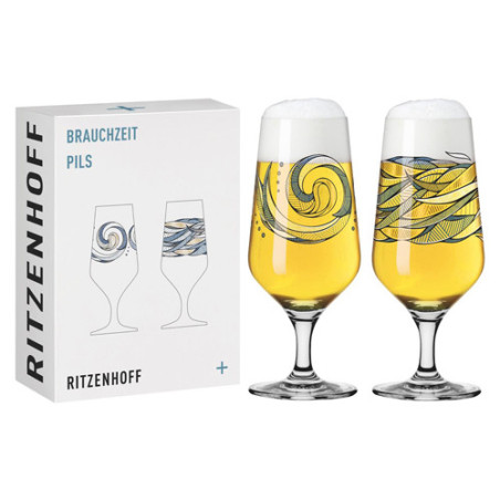 SCHONHUBER 2 CALICI BIRRA PILS Acqua 3101721