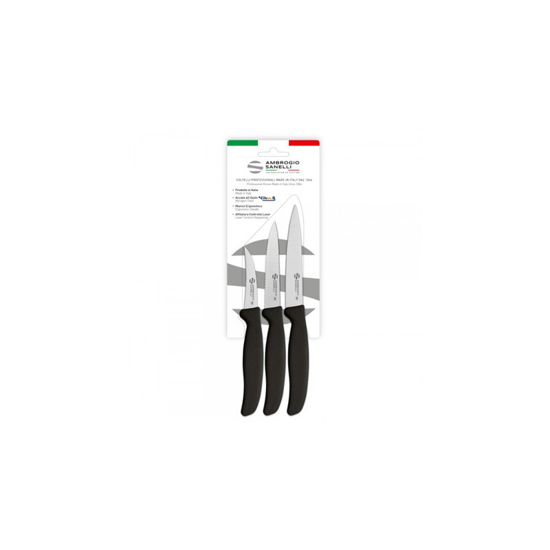 AMBROGIO SANELLI 3 COLTELLI SPELUCCHINI Supra SX99V03B AMBROGIO SANELLI 3 COLTELLI SPELUCCHINI Supra SX99V03B