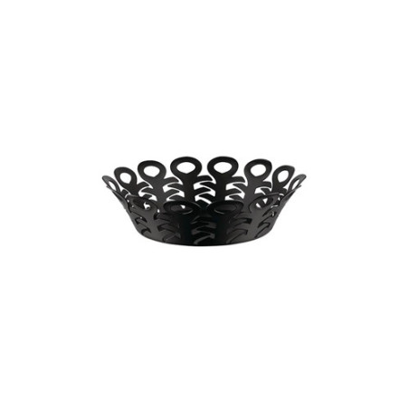 ALESSI CESTINO VIMINI 21cm BLACK BM21/21 B