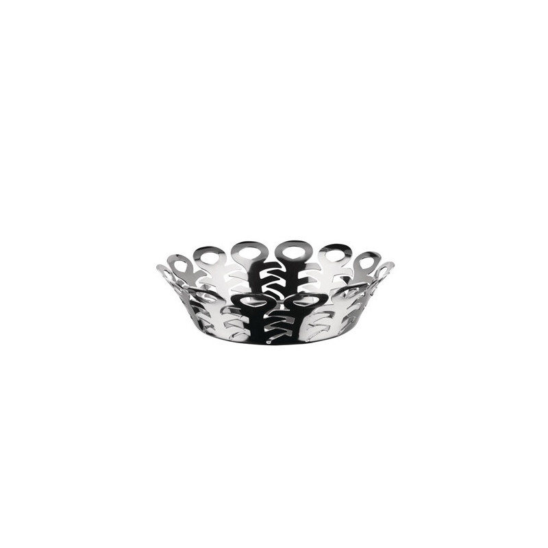 ALESSI CESTINO INOX VIMINI 21cm BM21/21 ALESSI CESTINO INOX VIMINI 21cm BM21/21