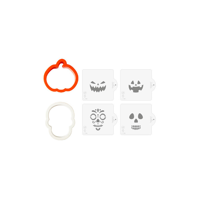 DECORA 2 TAGLIAPSTA CON STENCIL HALLOWEEN 0255223 DECORA 2 TAGLIAPSTA CON STENCIL HALLOWEEN 0255223