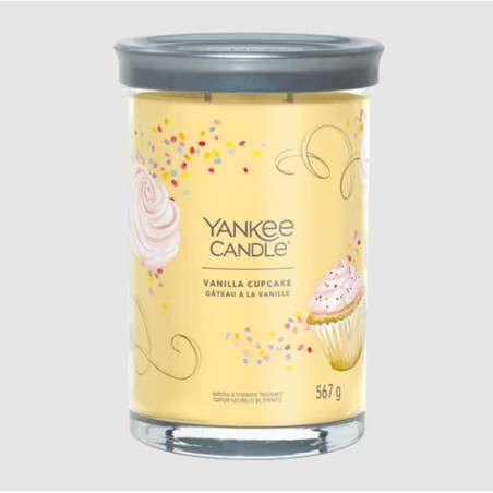 YANKEE CANDLE TUMBLER GRANDE SIGNATURE Vanilla Cupcake 567g 1630037E