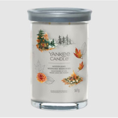 YANKEE CANDLE TUMBLER GRANDE SIGNATURE Woodland Weekend Memories 567g 1759283E
