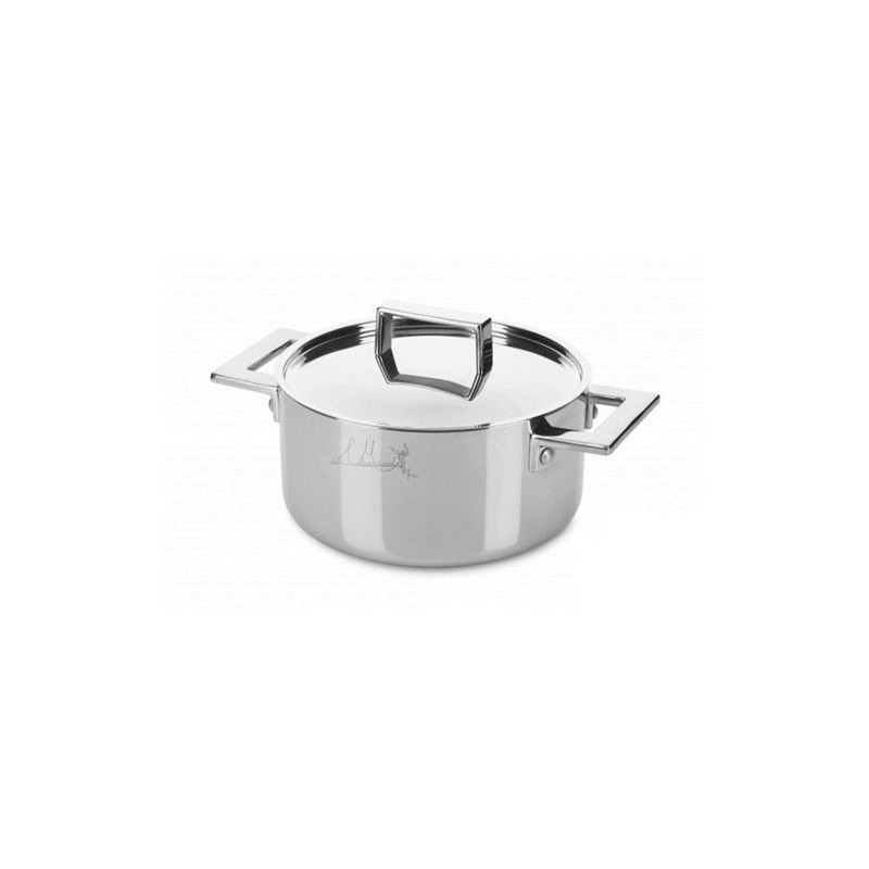MEPRA CASSERUOLA MANICO LUNGO C-Attiva 12cm con COPERCHIO Trimetallo 30182112 MEPRA CASSERUOLA MANICO LUNGO C-Attiva 12cm con COPERCHIO Trimetallo 30182112