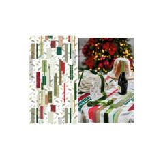 MAISON SUCREE TOVAGLIA NASTRINI NATALIZI 155x265cm TOLN122405