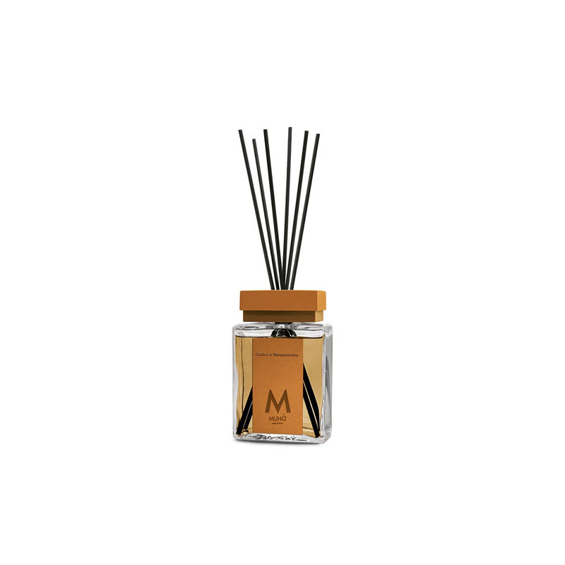 MUHA DIFFUSORE PROFUMO 500ml CEDRO BERGAMOTTO B504 MUHA DIFFUSORE PROFUMO 500ml CEDRO BERGAMOTTO B504