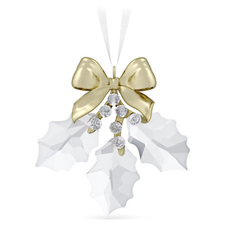 SWAROVSKI ORNAMENTO HOLLY LEAVES - HOLIDAY MAGIC 5685701