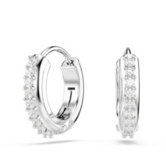 SWAROVSKI ORECCHINI MATRIX MINI HOOP WHITE/RHS 5690670