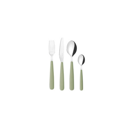 GUZZINI SERVIZIO POSATE 24 Pezzi Pop Verde Alga 127500257
