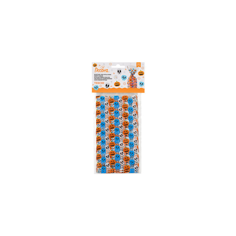 DECORA 20 BUSTE TESCHI 12X24cm 0855986