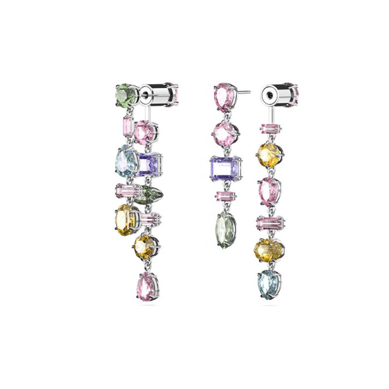 SWAROVSKI ORECCHINO RE GEMA DOUBLE PINK 5656417 SWAROVSKI ORECCHINO RE GEMA DOUBLE PINK 5656417
