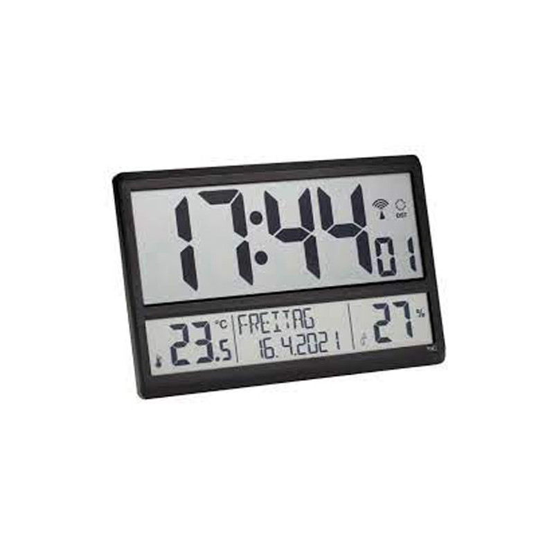 TFA OROLOGIO RADIOCONTROLLATO DIGITALE con IGROMETRO 36X2 TFA OROLOGIO RADIOCONTROLLATO DIGITALE con IGROMETRO 36X2