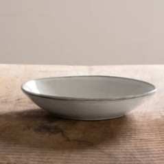 DUTCH ROSE PIATTO FONDO 23cm Organic Light Grey ADR183093