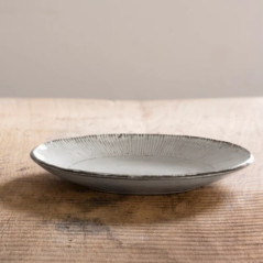 DUTCH ROSE PIATTO FRUTTA 21cm Organic Light Grey ADR183091