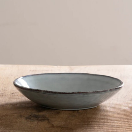 DUTCH ROSE PIATTO FONDO 23cm Organic Blue ADR182048
