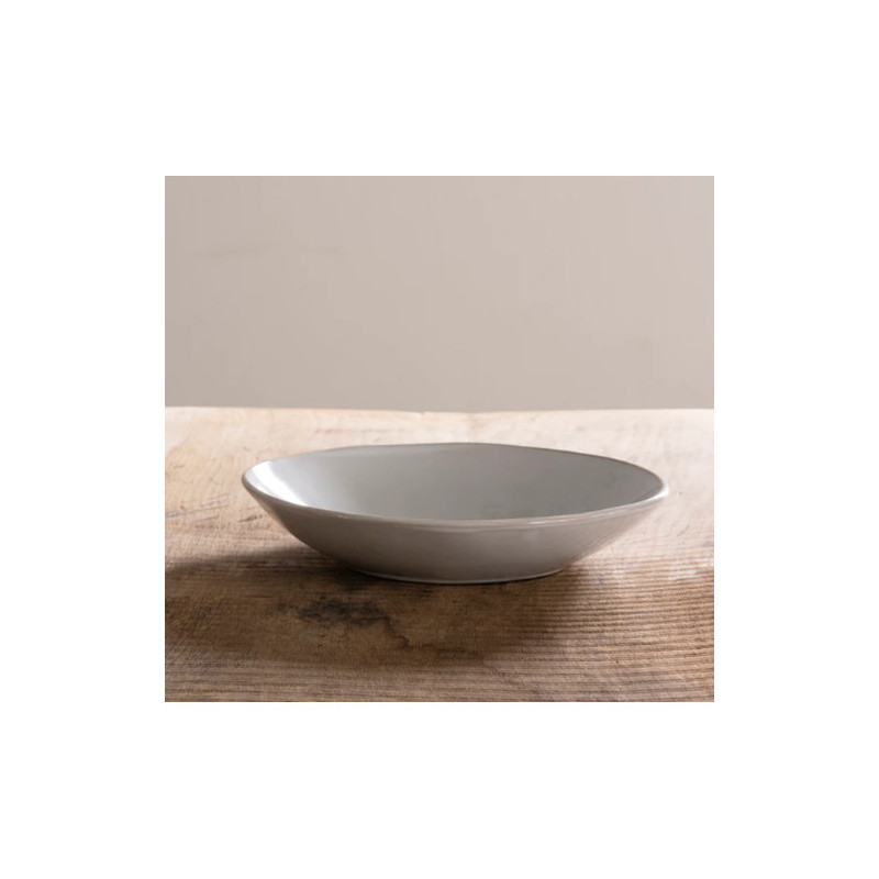 DUTCH ROSE PIATTO FONDO 23cm Organic White ADR182060