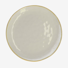 ROSE E TULIPANI PIATTO TONDO 32cm Concerto Grigio Perla R135100006