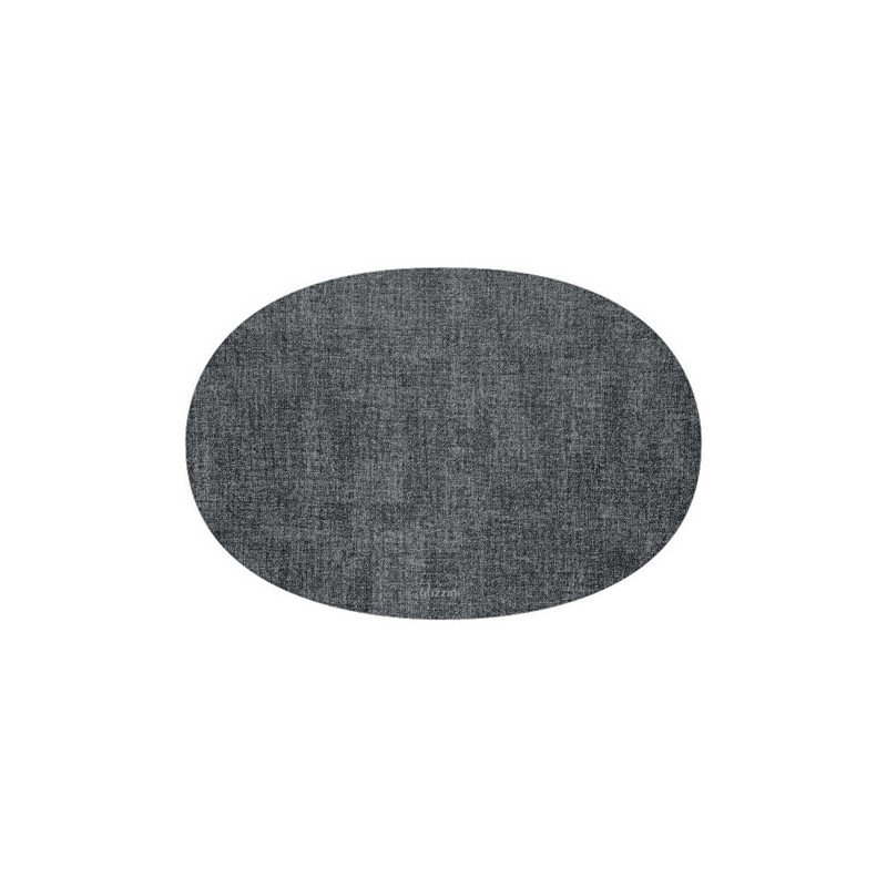 GUZZINI TOVAGLIETTA AMERICANA OVALE Fabric Nero 48x33cm 22604622 GUZZINI TOVAGLIETTA AMERICANA OVALE Fabric Nero 48x33cm 22604622