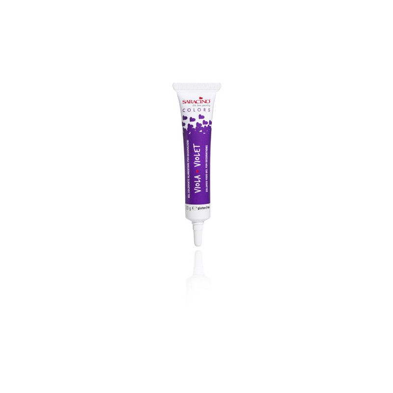 SARACINO COLORANTE ALIMENTARE LIPOSOLUBILE in GEL Viola 20gr GCT009