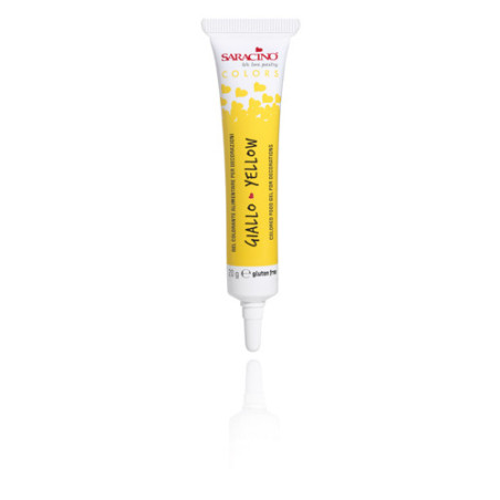 SARACINO COLORANTE ALIMENTARE LIPOSOLUBILE in GEL Giallo 20gr GCT004