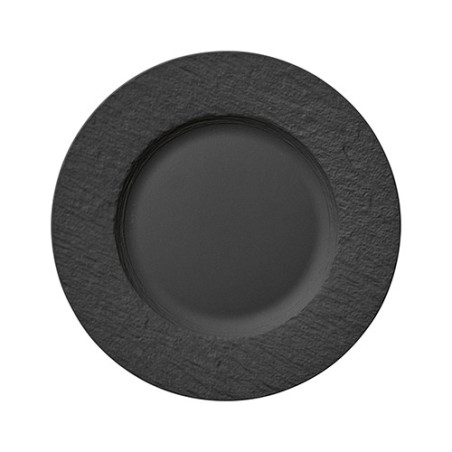 VILLEROY E BOCH PIATTO PIANO 27cm Manufacture Rock Noir 1042392620