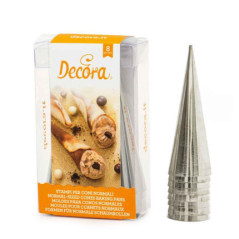 DECORA STAMPI CANNOLI NORMALI 4x12cm BANDA STAGNATA 0062226