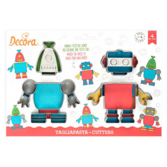 DECORA 4 TAGLIABISCOTTI Robot Plastica 0255421