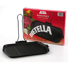 ILSA BISTECCHIERA Dietella ROssa 36x23cm Ghisa 02051230GBS