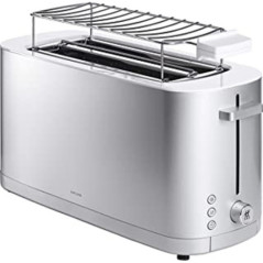 ZWILLING TOSTAPANE 2 FETTE Enfinigy Inox Satinato con SCALDAPANE 1008546