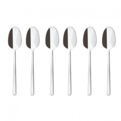 SAMBONET SET 6 CUCCHIAI MOKA Rock Acciaio Inox 18/10 52562A37