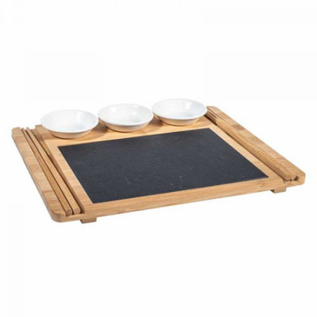 HOME SERVIZIO PIATTI SUSHI 9 PEZZI con BASTONCINI 9737900