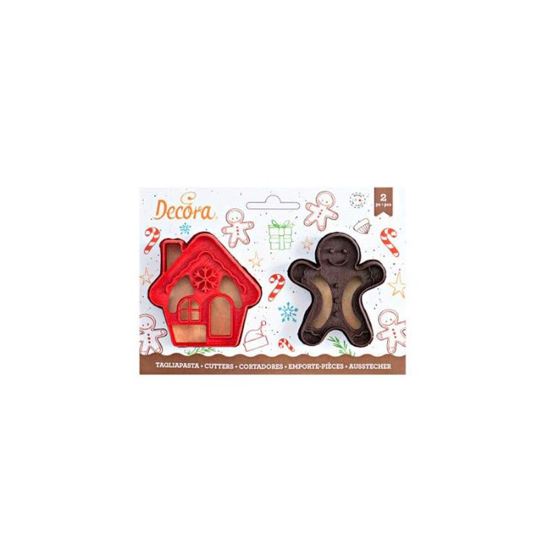 DECORA 2 TAGLIABISCOTTI GINGERBREAD - CASA 0255094 DECORA 2 TAGLIABISCOTTI GINGERBREAD - CASA 0255094