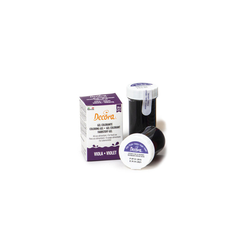DECORA COLORANTE ALIMENTARE in GEL VIOLA 28gr 9600816