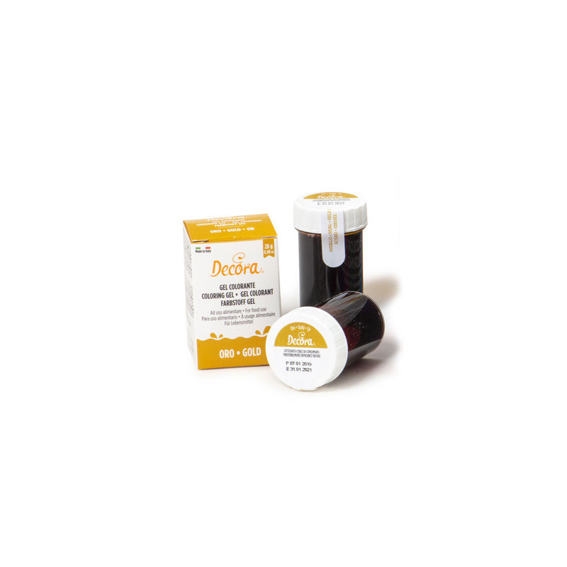 DECORA COLORANTE ALIMENTARE in GEL GIALLO ORO 28gr 9600815