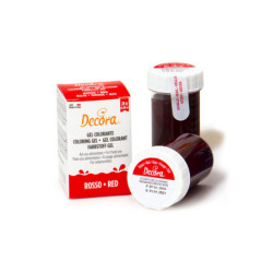 DECORA COLORANTE ALIMENTARE in GEL ROSSO 28gr 9600810