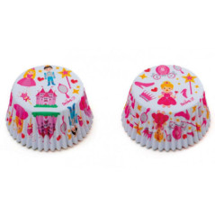 DECORA 36 PIROTTINI IN CARTA PRINCIPESSA 5cm 0339835